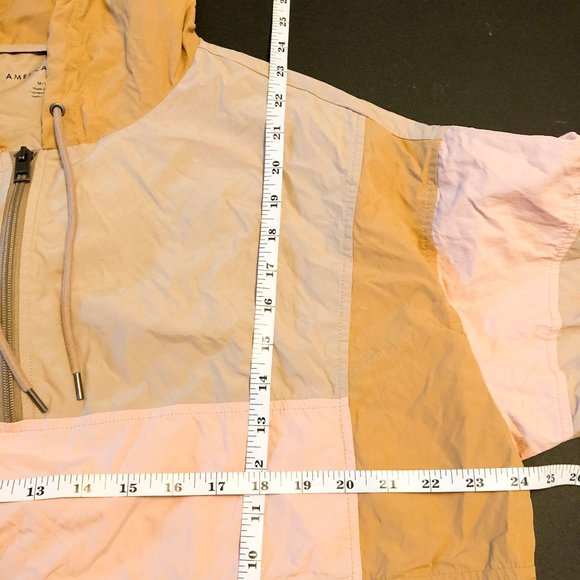 American Eagle Color Block Nylon Windbreaker - Picture 8 of 8